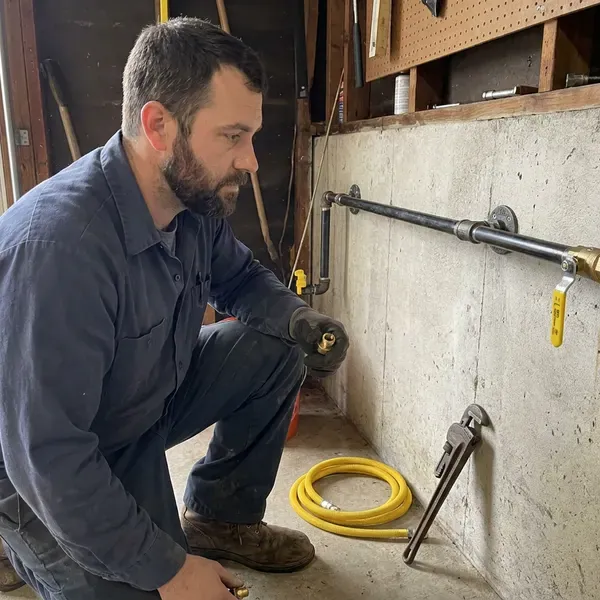 Professional gas line installation, Jackson, TN