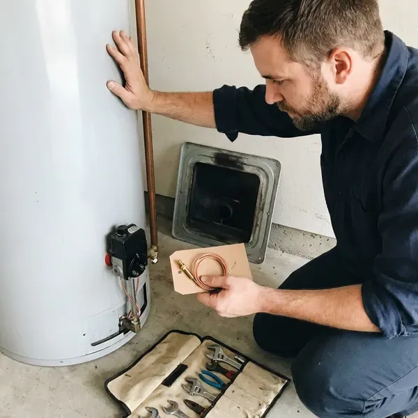 BGV Plumbing technician providing gas water heater repair in Nashville, TN