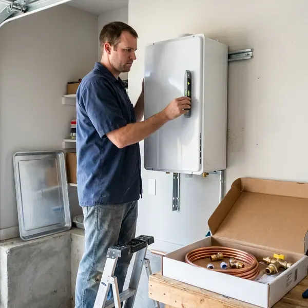 Professional tankless water heater installation, Nashville, TN