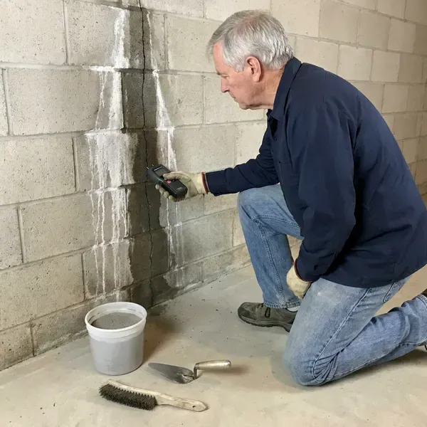 BGV Plumbing technician providing walls waterproofing in Bartlett, TN