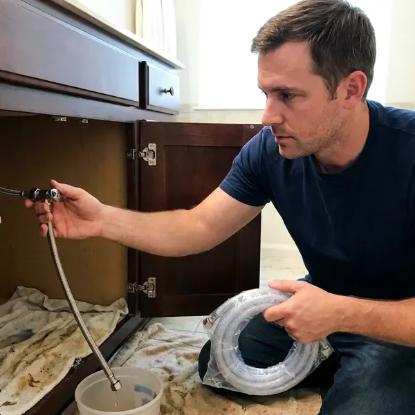 Local water leak repair by BGV Plumbing, Nashville, TN