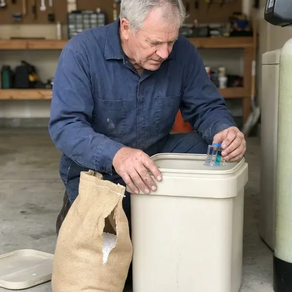 BGV Plumbing technician providing water softener repair in Nashville, TN